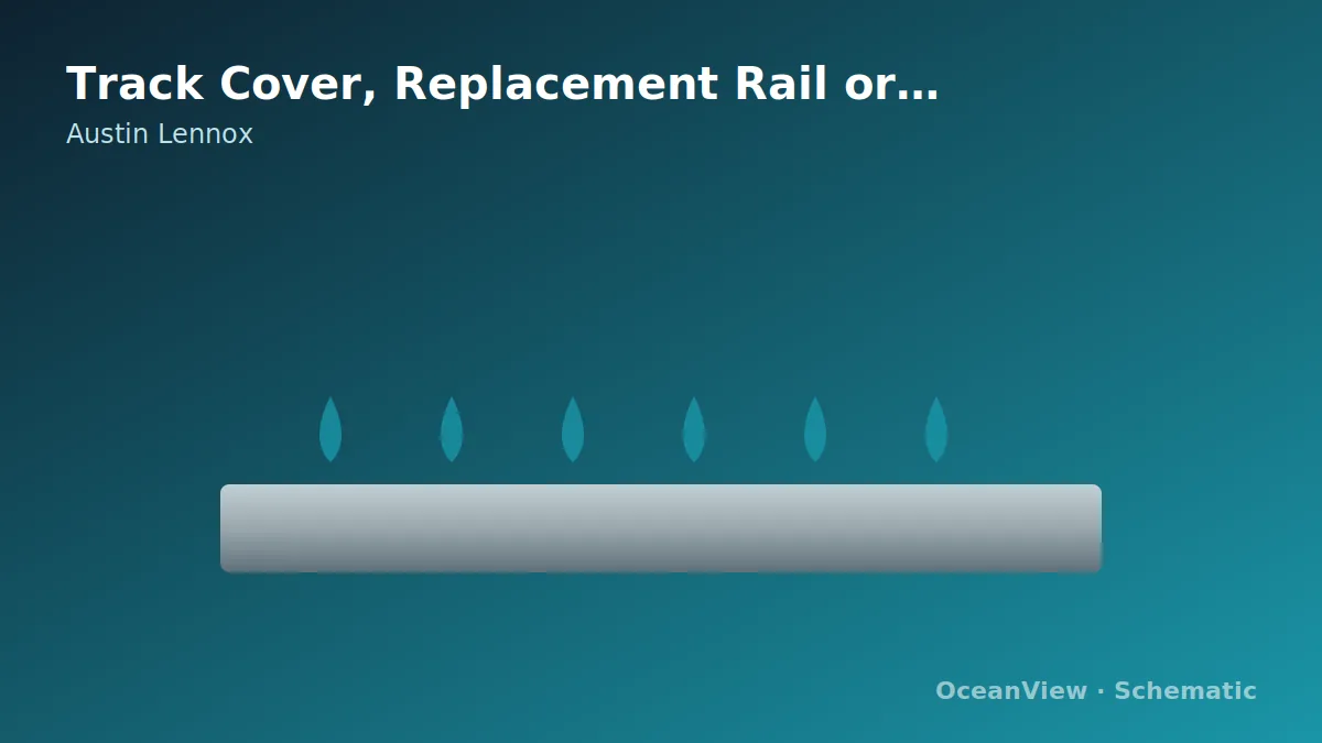 Separate simplified cover, running-rail and sill cross sections.