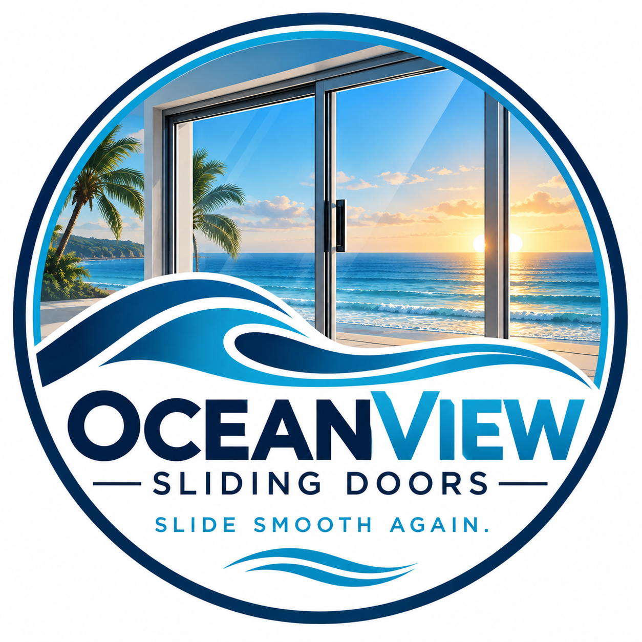 OceanView Sliding Doors logo